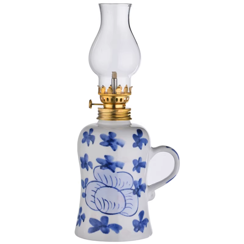 Ceramic oil lamp
