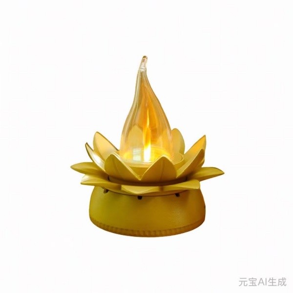 Rechargeable lotus lamp