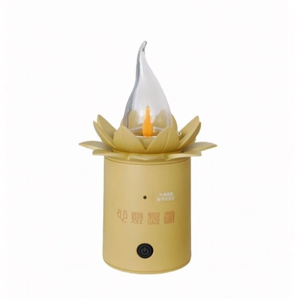Rechargerable Buddhist lamp